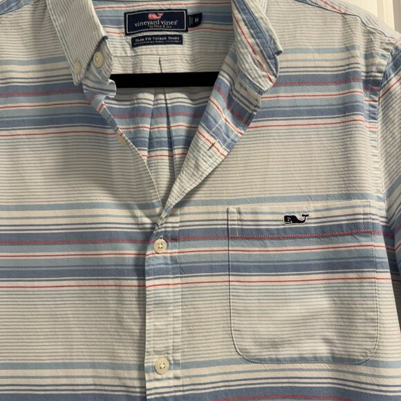 Vineyard Vines Men’s Short Sleeve Button-Down Shirt — Size Medium (Good Conditio - Picture 7 of 9